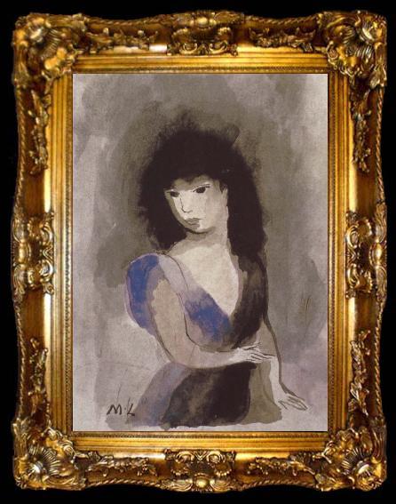framed  Marie Laurencin Bust of woman, ta009-2